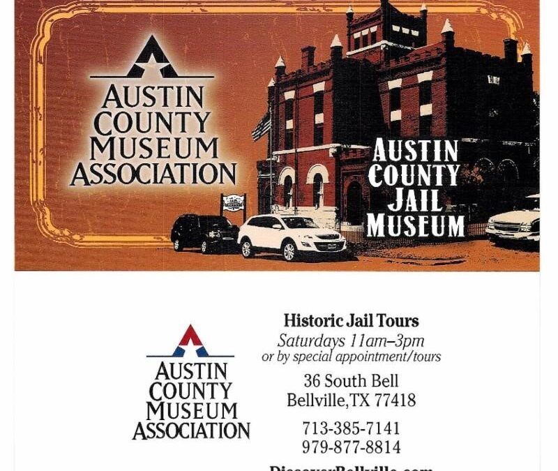 Austin County Jail Museum – Saturdays